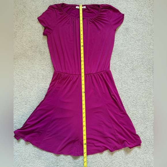 Susan Graver Pink Smocked Mini Sundress Romper - Picture 5 of 5